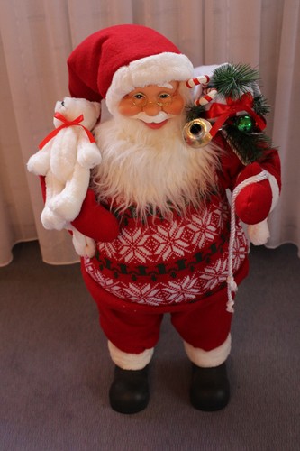 Nikolaus aus kunststoff - aus, kunststoff/textil