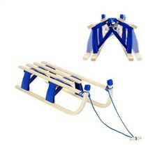 Schlitten Holzschlitten 110cm Faltbar Klappbar -- Retourenware --