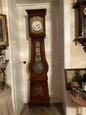 Antike Comtoise Standuhr | um 1850-1880  | Tannenholz | restauriert