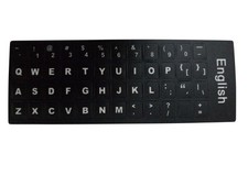 Englische Tastaturaufkleber English (Nr. 1). Versand heute