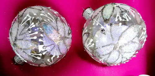 Dekorative glaskugel 2er set - glaskugel,