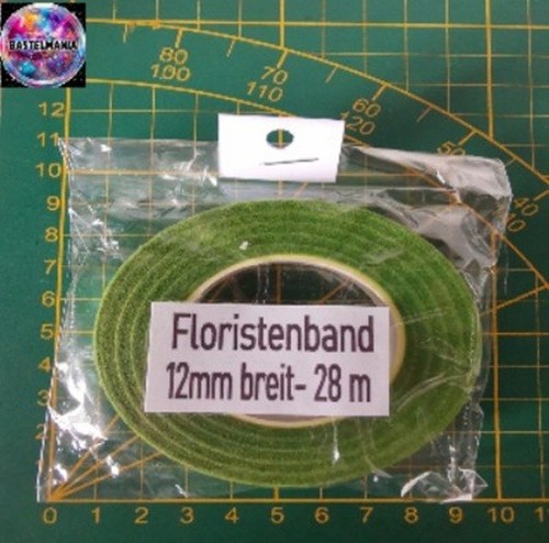 Floristenband 28m farngrün - floristenband,,