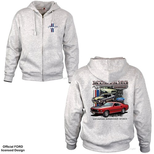 Ford mustang jacke zip hoodie - ford,