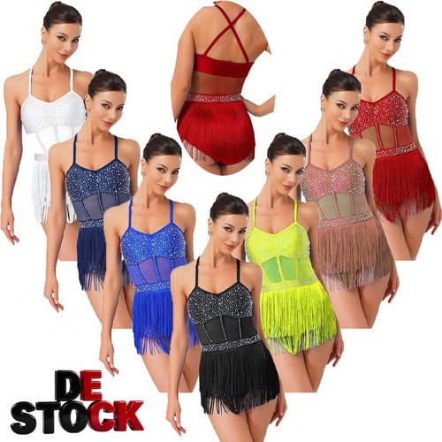 Damen latein tanzkleid glitzer - latein,