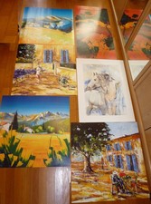 6 Poster Kunstdruck Wandbild