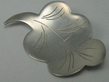 Brosche Silber 925 Ulrich Dänemark Handarbeit Vintage Design