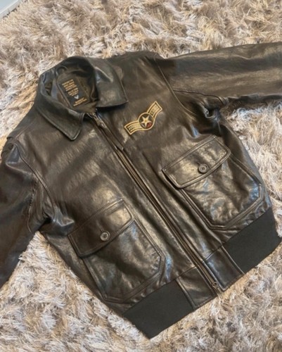 Vintage 90s avirex leather - 90s,