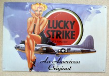 Lucky Strike, an American Original, Blechschild 40 x 60 cm