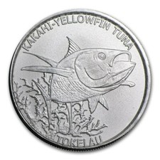THUNFISCH /  FISCH / TUNA / ANGELN - 999 SILBER - SILBERMÜNZE - SILBERBARREN 
