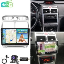 DAB+ 2+64GB Für Peugeot 307 2007-2013 Android 15 Autoradio Carplay GPS Navi KAM