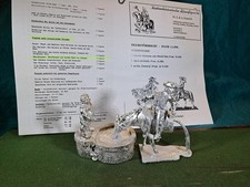 Kulturhist.Zinnfiguren Dr. E. Krannich Angebot 1:"Münchhausen auf halbem Pferd"