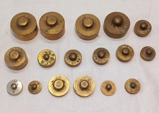 antike Messing Gewichtssatz Gewichte Apothekergewichte  10 - 250 g