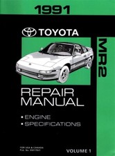 MR2 1991 Toyota Shop Service