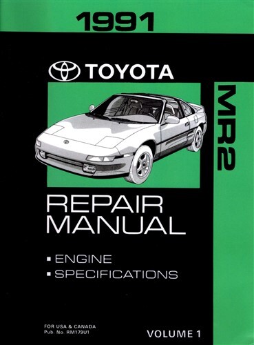 Mr2 1991 toyota shop service - mr2,