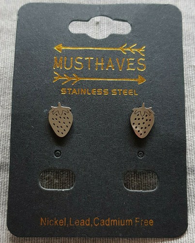 Silber edelstahl ohrstecker - edelstahl,