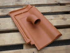 Jacobi  J13V Solar Dachdurchführung  Dachziegel Ton Solar Natur rot 0% Mwst