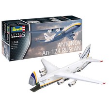 Revell 03807 Antonov An-124 Ruslan Sowjetisches Transportflugzeug Modellbausatz 1:144