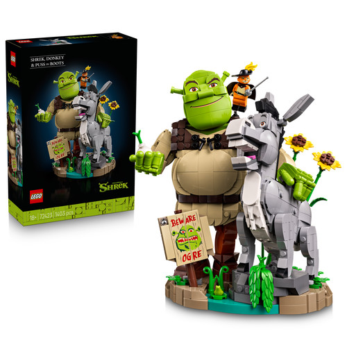 Lego shrek 72423 - shrek,, esel