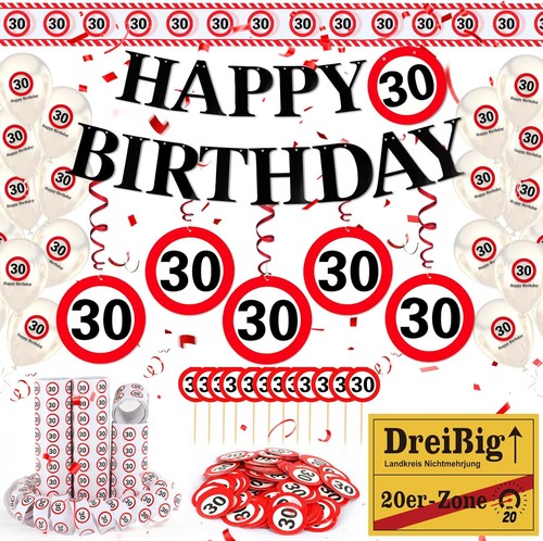 Geburtstag deko set - deko,