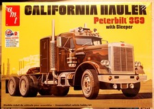 AMT 1327 Peterbilt 359 California Hauler w. Sleeper 1:25  wieder neu 2022 neu