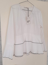 DOROTHEE SCHUMACHER Damenbluse weiss Gr.5 /42 NEU