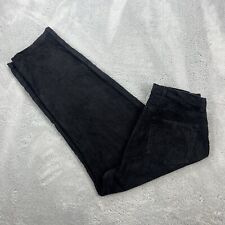 Vintage Eddie Bauer Cordhose Damen Jeans Gr.16 W33 L30 Kord Schwarz Retro Baggy