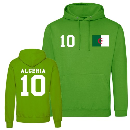 Herren algerien hoodie trikot - herren,
