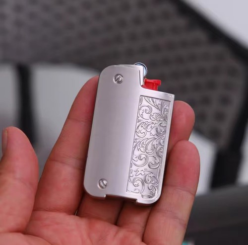 Silber feuerzeug hülle metall - silber,