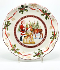 Selten Villeroy & Boch Toys Fantasy Santa mit Geschenke Renntier Weihnachten