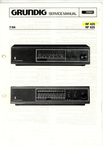 Grundig service manual für - manual,
