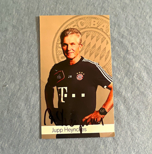 Jupp heynckes signierte - jupp,