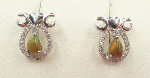 Opal ohrringe ohrstecker - -, ohrringe,