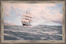 Schiffsverkehr Dreimaster