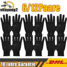 Arbeitshandschuhe Handschuhe für Herren Damen Bauarbeiter Mechaniker Schwarz