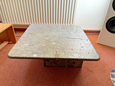 Clubtisch/Couchtisch Fossilien-Marmor (Naturstein) 