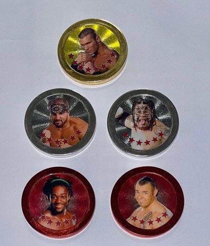 Wwe topps power chipz 2009 - topps,