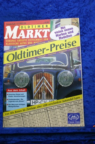 Oldtimer markt sonderheft - markt, nr