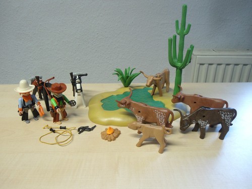 Playmobil set 3801 cowboys - 3801, "cowboys