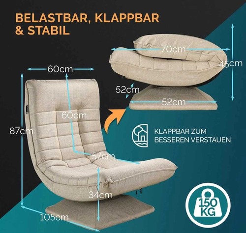 Casaria relaxsessel aberdeen - relaxsessel,