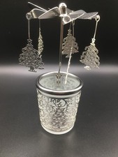 Glas Karussell Windlicht