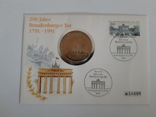 Numisbrief 200 Jahre Brandenburger Tor 1991