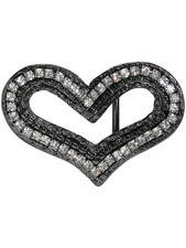 Herz Buckle mit Strass Steinen