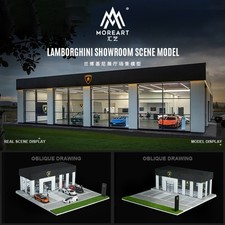 Store Diorama mit Beleuchtung