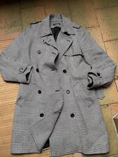 Ralph Lauren Herren Mantel, Größe 46, klassisch grau kariert, Wolle /Baumwolle!!