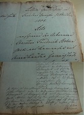 Dokument GANDERSHEIM 1808: Klage Ludwig Bohnensack / BOHNSACK gegen Bruder C.F.