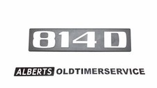Typenschild, 814D, Mercedes