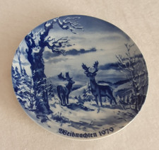 Seltmann Weiden Porzellan Sammelteller Wandteller Weihnachten 1979 Vintage Deko