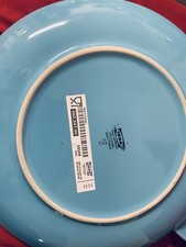 Ikea Färgrik, 4 x flacher Speiseteller, Türkis