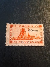 4 Briefmarken Saargebiet 1934