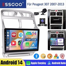 Für Peugeot 307 CC 2002-2013 Android 14 Autoradio Carplay GPS NAVI WIFI kamera+
